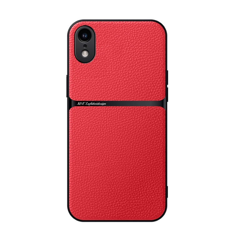 Capa Magnética em Pele Litchi com Cobertura Total Amortecedora, Para iPhone 11, Para iPhone 11 Pro, Para iPhone X / XS, Para iPhone XR, Para iPhone XS Max