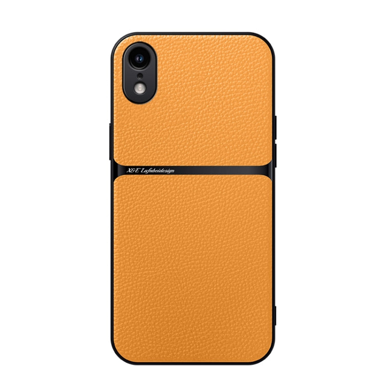 Capa Magnética em Pele Litchi com Cobertura Total Amortecedora, Para iPhone 11, Para iPhone 11 Pro, Para iPhone X / XS, Para iPhone XR, Para iPhone XS Max
