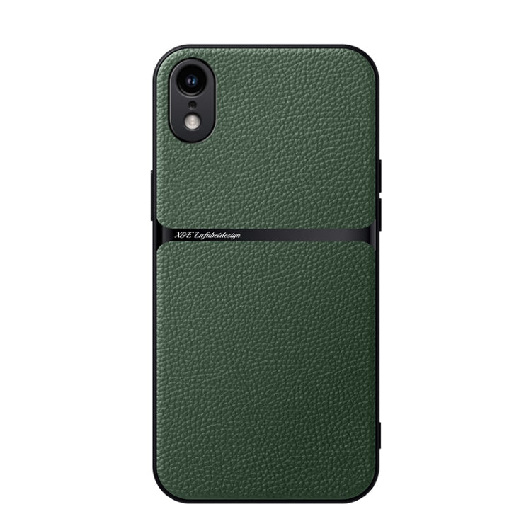Capa Magnética em Pele Litchi com Cobertura Total Amortecedora, Para iPhone 11, Para iPhone 11 Pro, Para iPhone X / XS, Para iPhone XR, Para iPhone XS Max