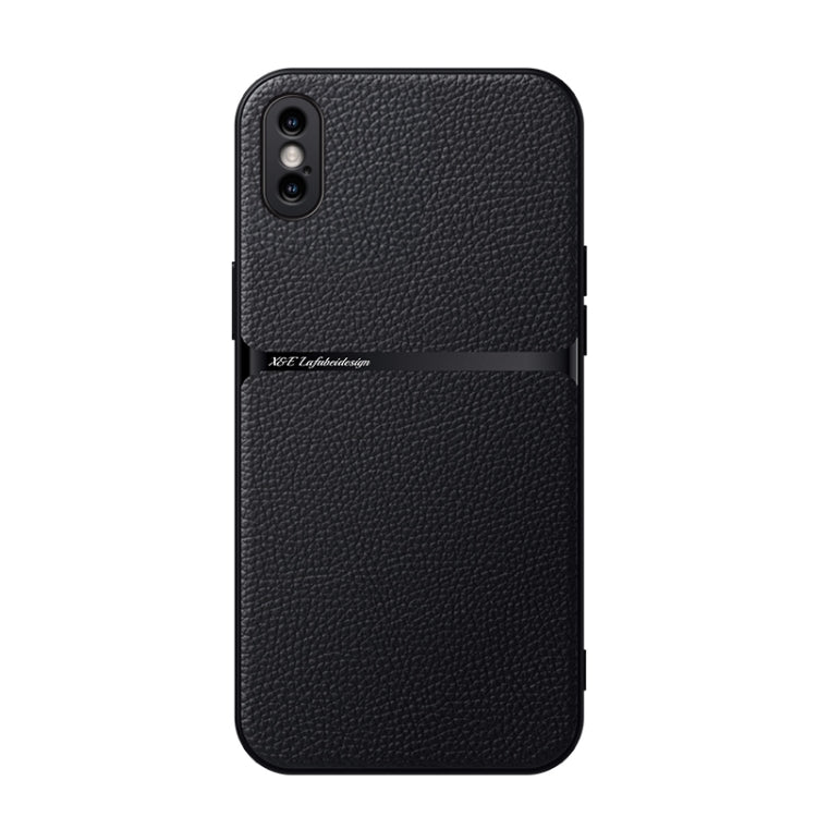 Capa Magnética em Pele Litchi com Cobertura Total Amortecedora, Para iPhone 11, Para iPhone 11 Pro, Para iPhone X / XS, Para iPhone XR, Para iPhone XS Max