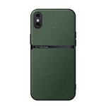 Capa Magnética em Pele Litchi com Cobertura Total Amortecedora, Para iPhone 11, Para iPhone 11 Pro, Para iPhone X / XS, Para iPhone XR, Para iPhone XS Max