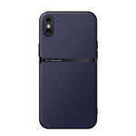 Capa Magnética em Pele Litchi com Cobertura Total Amortecedora, Para iPhone 11, Para iPhone 11 Pro, Para iPhone X / XS, Para iPhone XR, Para iPhone XS Max