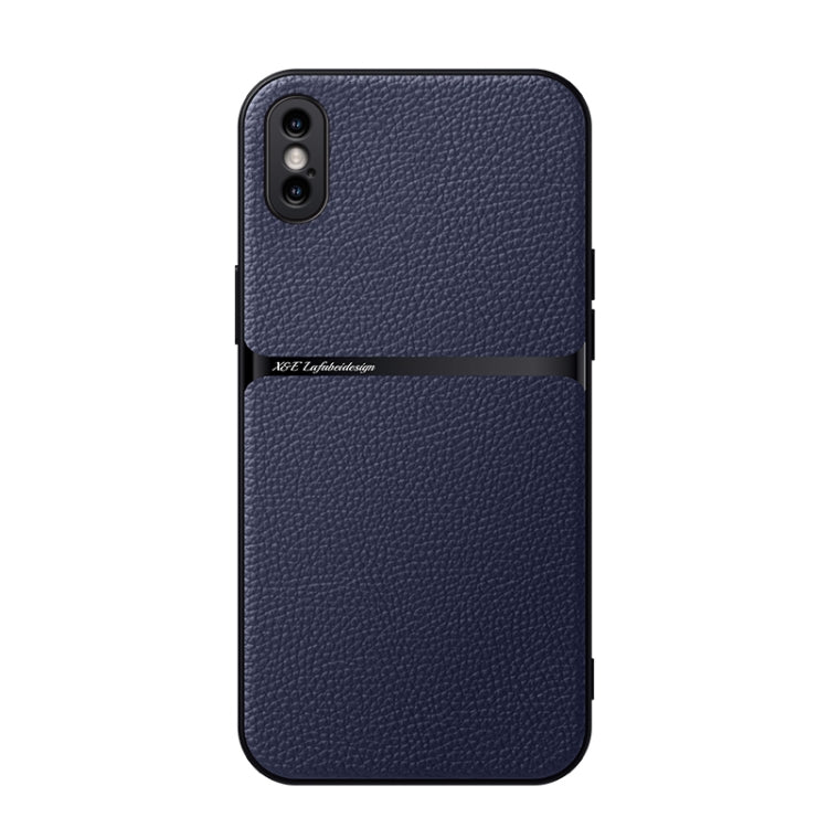 Capa Magnética em Pele Litchi com Cobertura Total Amortecedora, Para iPhone 11, Para iPhone 11 Pro, Para iPhone X / XS, Para iPhone XR, Para iPhone XS Max