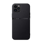 Capa Magnética em Pele Litchi com Cobertura Total Amortecedora, Para iPhone 14 Pro Max, Para iPhone 13 Pro Max, Para iPhone 13 Pro, Para iPhone 13, Para iPhone 12, Para iPhone 12 Pro Max, Para iPhone 12 Pro, Para iPhone 11 Pro Max
