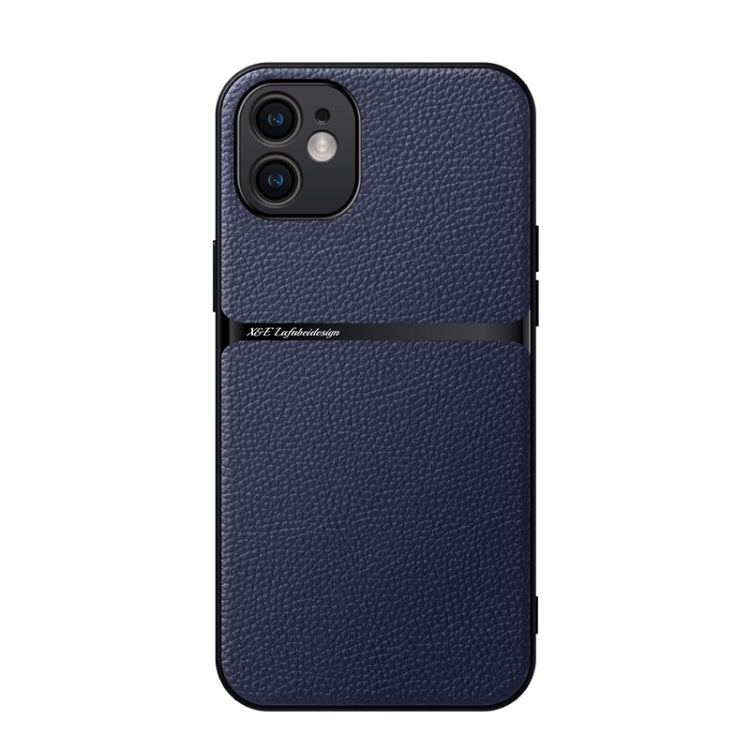 Capa Magnética em Pele Litchi com Cobertura Total Amortecedora, Para iPhone 11, Para iPhone 11 Pro, Para iPhone X / XS, Para iPhone XR, Para iPhone XS Max