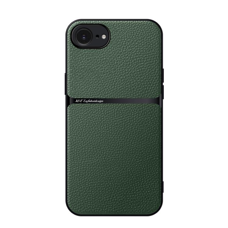 Capa para telemóvel em pele Litchi com cobertura total magnética e proteção contra choques, para iPhone 17e / 16e, para iPhone 17 Pro Max, para iPhone 17 Pro, para iPhone 17, para iPhone Air, para iPhone 16 Pro Max, para iPhone 16 Pro, para iPhone 16 Plus