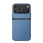 Capa para telemóvel em pele Litchi com cobertura total magnética e proteção contra choques, para iPhone 17e / 16e, para iPhone 17 Pro Max, para iPhone 17 Pro, para iPhone 17, para iPhone Air, para iPhone 16 Pro Max, para iPhone 16 Pro, para iPhone 16 Plus