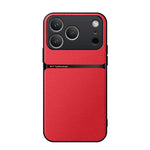 Capa para telemóvel em pele Litchi com cobertura total magnética e proteção contra choques, para iPhone 17e / 16e, para iPhone 17 Pro Max, para iPhone 17 Pro, para iPhone 17, para iPhone Air, para iPhone 16 Pro Max, para iPhone 16 Pro, para iPhone 16 Plus
