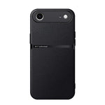 Capa para telemóvel em pele Litchi com cobertura total magnética e proteção contra choques, para iPhone 17e / 16e, para iPhone 17 Pro Max, para iPhone 17 Pro, para iPhone 17, para iPhone Air, para iPhone 16 Pro Max, para iPhone 16 Pro, para iPhone 16 Plus