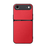 Capa para telemóvel em pele Litchi com cobertura total magnética e proteção contra choques, para iPhone 17e / 16e, para iPhone 17 Pro Max, para iPhone 17 Pro, para iPhone 17, para iPhone Air, para iPhone 16 Pro Max, para iPhone 16 Pro, para iPhone 16 Plus