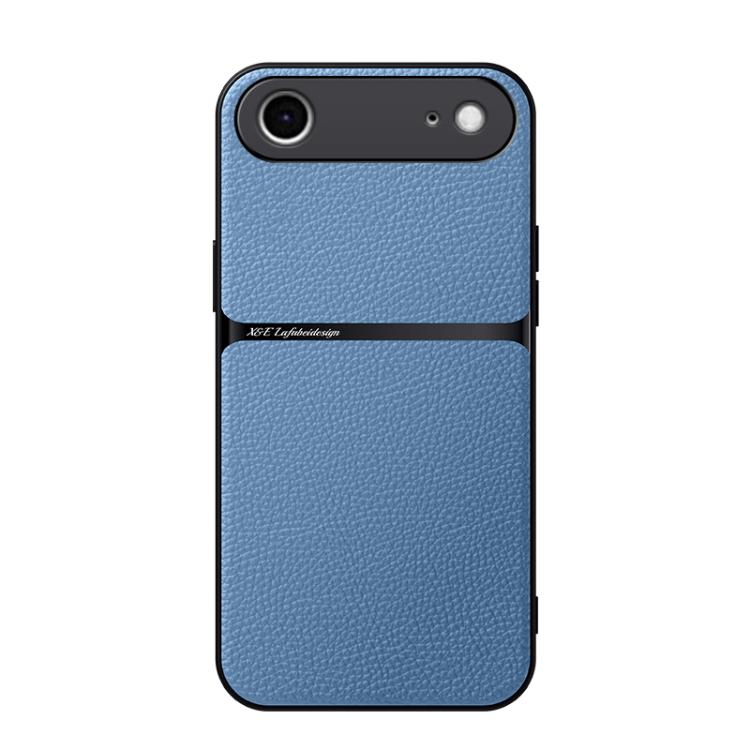 Capa para telemóvel em pele Litchi com cobertura total magnética e proteção contra choques, para iPhone 17e / 16e, para iPhone 17 Pro Max, para iPhone 17 Pro, para iPhone 17, para iPhone Air, para iPhone 16 Pro Max, para iPhone 16 Pro, para iPhone 16 Plus