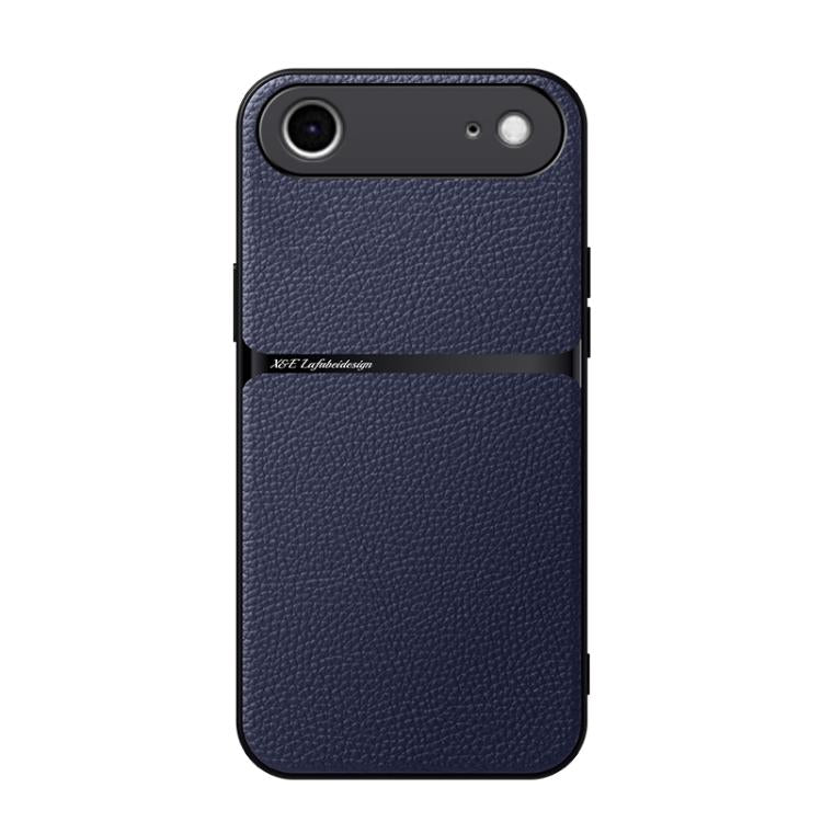 Capa para telemóvel em pele Litchi com cobertura total magnética e proteção contra choques, para iPhone 17e / 16e, para iPhone 17 Pro Max, para iPhone 17 Pro, para iPhone 17, para iPhone Air, para iPhone 16 Pro Max, para iPhone 16 Pro, para iPhone 16 Plus