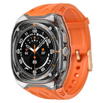 Pulseira com Capa de Relógio Híbrida em PC Modificado e TPU, Para Samsung Galaxy Watch Ultra 47mm / Ultra 2025