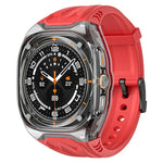 Pulseira com Capa de Relógio Híbrida em PC Modificado e TPU, Para Samsung Galaxy Watch Ultra 47mm / Ultra 2025