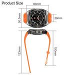Pulseira com Capa de Relógio Híbrida em PC Modificado e TPU, Para Samsung Galaxy Watch Ultra 47mm / Ultra 2025