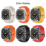 Pulseira com Capa de Relógio Híbrida em PC Modificado e TPU, Para Samsung Galaxy Watch Ultra 47mm / Ultra 2025