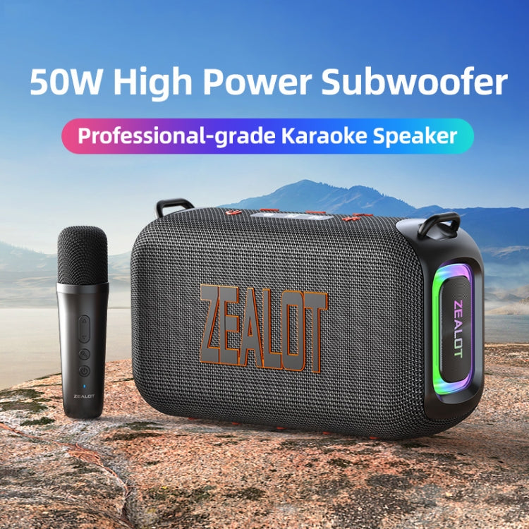 Coluna Bluetooth Portátil HOPESTAR S85M 50W para Exterior com Microfone, S85 + 1 Microfone