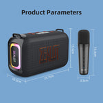 Coluna Bluetooth Portátil HOPESTAR S85M 50W para Exterior com Microfone, S85 + 1 Microfone