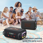 Coluna Bluetooth Portátil HOPESTAR S85M 50W para Exterior com Microfone, S85 + 1 Microfone