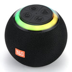 Coluna Bluetooth Sem Fios Portátil Mini para Exterior T&G TG683 com Luz Ambiente LED, TG683