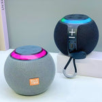 Coluna Bluetooth Sem Fios Portátil Mini para Exterior T&G TG683 com Luz Ambiente LED, TG683