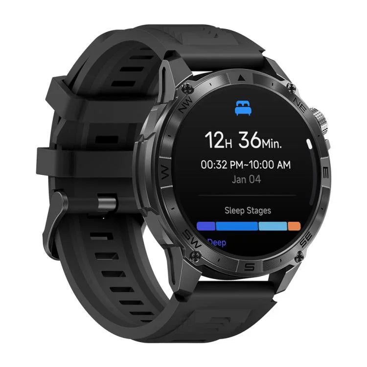 Zeblaze Stratos 2 Plus Smartwatch de Saúde e Fitness GPS com Ecrã de 1,43 polegadas, 3 ATM, Stratos 2 Plus