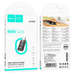 Adaptador Transparente hoco UA36D USB-C / Tipo-C Macho para 8 Pinos Fêmea OTG, USB-C / Tipo-C Macho para 8 Pinos Fêmea