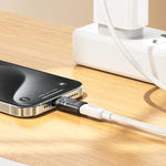 Adaptador Transparente hoco UA36D USB-C / Tipo-C Macho para 8 Pinos Fêmea OTG, USB-C / Tipo-C Macho para 8 Pinos Fêmea