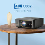 Projetor Inteligente AUN U002 1920x1080P 970ANSI Android 12 Home Theater, Plugue US, Plugue UK, Plugue AU, Plugue EU