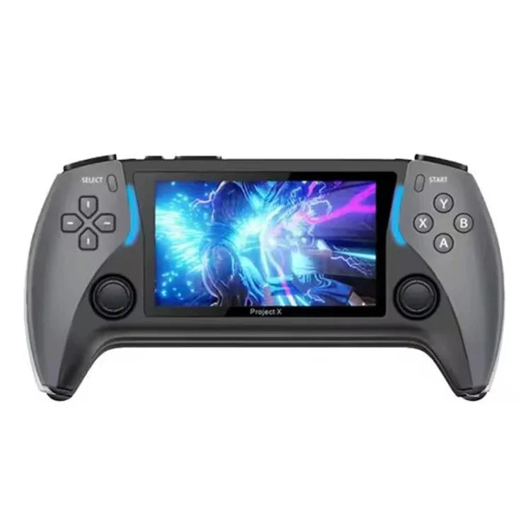 Consola de jogos portátil PROJECT X com ecrã de 4,3 polegadas CPU ATM 7051