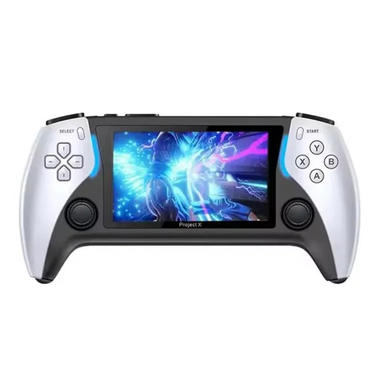 Consola de jogos portátil PROJECT X com ecrã de 4,3 polegadas CPU ATM 7051