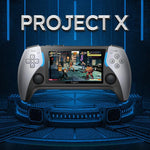 Consola de jogos portátil PROJECT X com ecrã de 4,3 polegadas CPU ATM 7051
