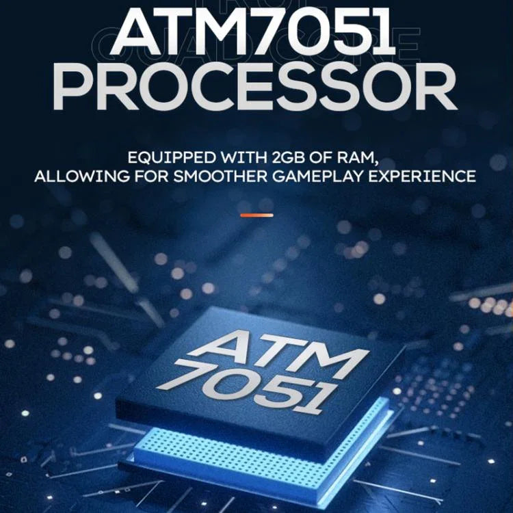 Consola de jogos portátil PROJECT X com ecrã de 4,3 polegadas CPU ATM 7051