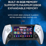 Consola de jogos portátil PROJECT X com ecrã de 4,3 polegadas CPU ATM 7051