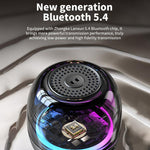 Coluna Bluetooth Subwoofer Portátil com Luz Ambiente RGB Giroscópica M88, M88