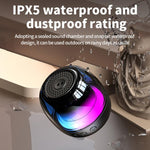 Coluna Bluetooth Subwoofer Portátil com Luz Ambiente RGB Giroscópica M88, M88