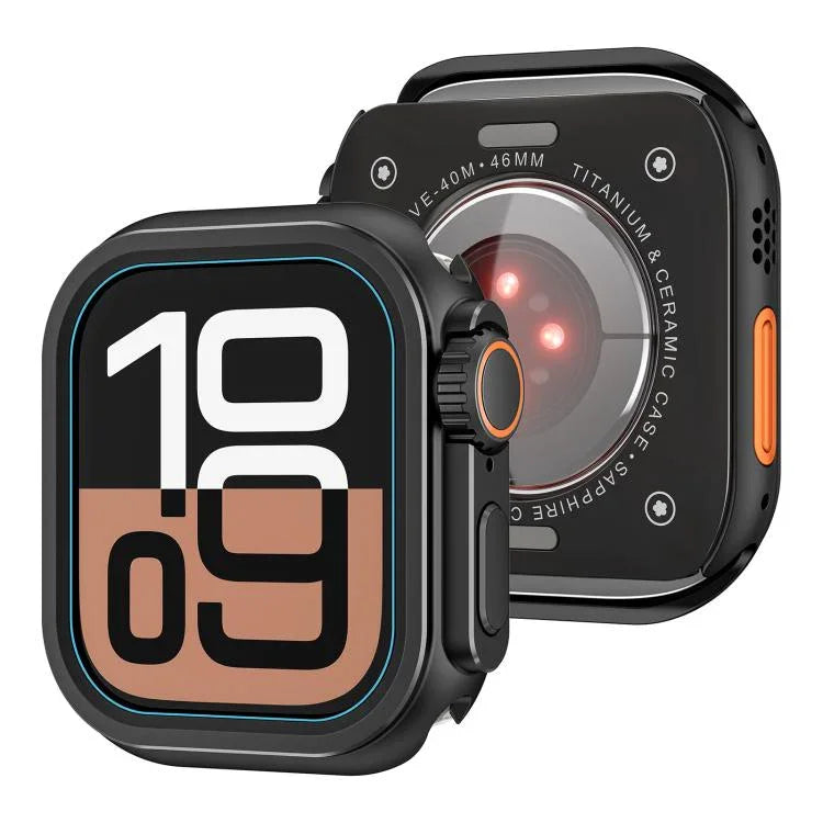 Capa de Relógio em Liga de Zinco Change to Ultra 49mm, Para Apple Watch Series 6 / 5 / 4 / SE 44mm, Para Apple Watch Series 10 / 11 46mm, Para Apple Watch Series 9 / 8 / 7 45mm