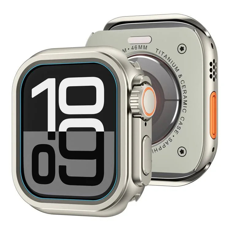 Capa de Relógio em Liga de Zinco Change to Ultra 49mm, Para Apple Watch Series 6 / 5 / 4 / SE 44mm, Para Apple Watch Series 10 / 11 46mm, Para Apple Watch Series 9 / 8 / 7 45mm