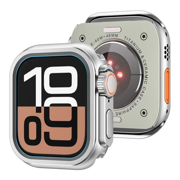 Capa de Relógio em Liga de Zinco Change to Ultra 49mm, Para Apple Watch Series 6 / 5 / 4 / SE 44mm, Para Apple Watch Series 10 / 11 46mm, Para Apple Watch Series 9 / 8 / 7 45mm