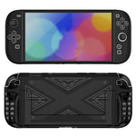 Capa protetora destacável em padrão X com suporte, para Nintendo Switch 2