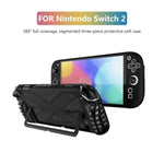 Capa protetora destacável em padrão X com suporte, para Nintendo Switch 2