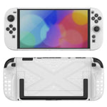 Capa protetora destacável em padrão X com suporte, para Nintendo Switch 2