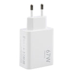 Carregador Rápido USB 67W com Cabo USB para Type-C de 1m, Cabo Type-C 67W