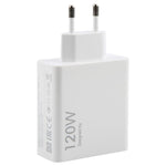 Carregador Rápido USB 120W com Cabo USB para Type-C de 1m, 120W