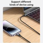 Yesido CA182 PD27W 3A Cabo de Dados de Carregamento USB-C / Tipo-C para 8 Pinos, Comprimento: 1.2m, CA182