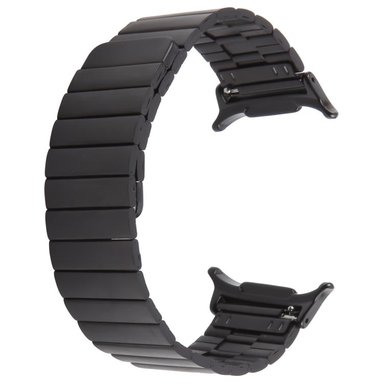 Pulseira de Relógio Magnética em Aço Inoxidável com Bambu, Para Samsung Galaxy Watch Ultra 47mm / Ultra 2025