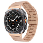 Pulseira de Relógio Magnética em Aço Inoxidável com Bambu, Para Samsung Galaxy Watch Ultra 47mm / Ultra 2025