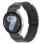 Correia de Relógio Magnética de Liberação Rápida em Metal de Bambu, Para Samsung Galaxy Watch 7 / 6 / 5 / 4