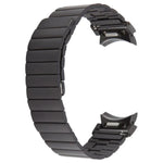 Correia de Relógio Magnética de Liberação Rápida em Metal de Bambu, Para Samsung Galaxy Watch 7 / 6 / 5 / 4