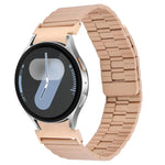 Correia de Relógio Magnética de Liberação Rápida em Metal de Bambu, Para Samsung Galaxy Watch 7 / 6 / 5 / 4